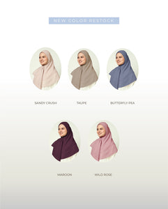 Neu Tie-back Bawal plain