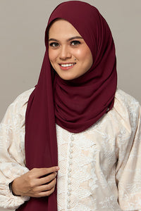 Style Lit Long Shawl Pearl Chiffon